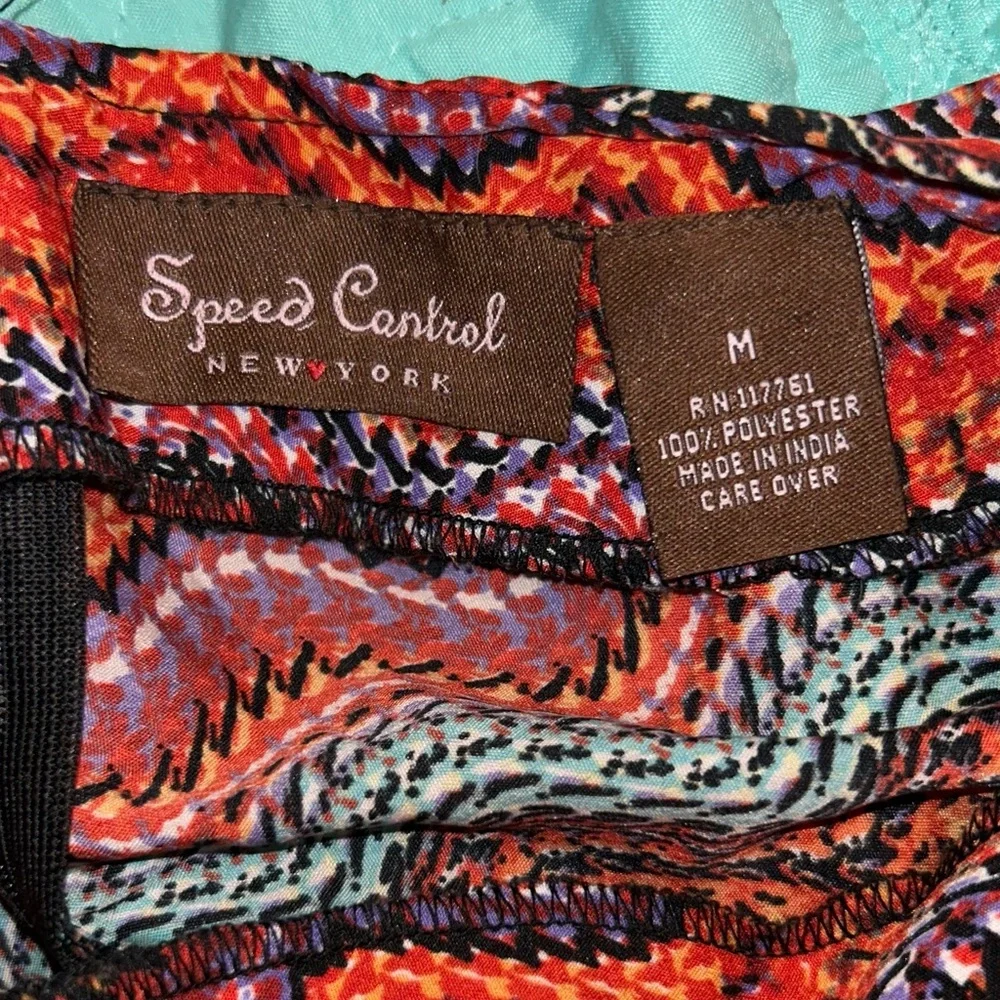 Womens Juniors Medium‎ Speed Control Romper Casual Multicolor Sleeveless Zip Up